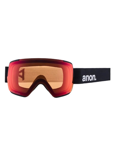 ANON M5S LB goggles - Black w/ Sunny Red