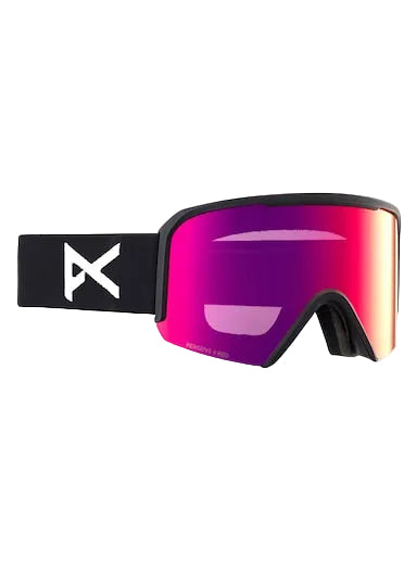 ANON NESA LB goggles - Black w/ Sunny Red