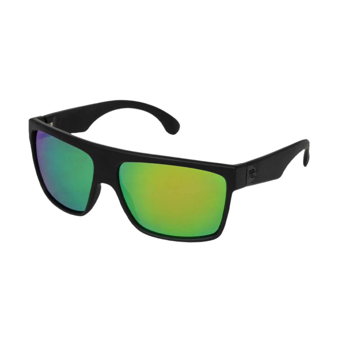 Carve Onyx Sunglass - Matte Black - Grey green iridium
