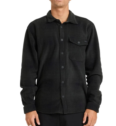 BILLABONG Furnace Flannel Shirt - Mens - Ash Black