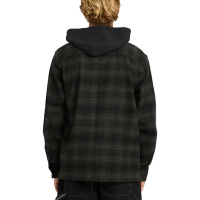 BILLABONG Baja Sur Flannel Shirt - Mens - Black