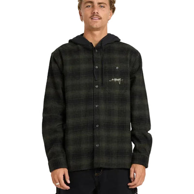 BILLABONG Baja Sur Flannel Shirt - Mens - Black