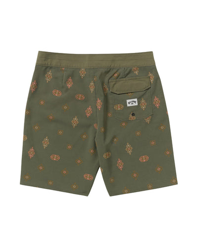 Billabong Mens Sundays Pro 18.5" Boardshorts - Military