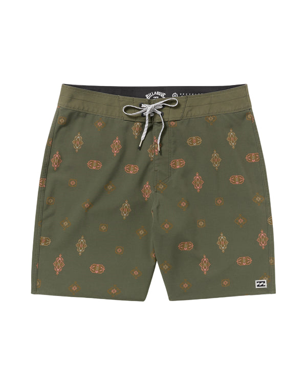 Billabong Mens Sundays Pro 18.5" Boardshorts - Military