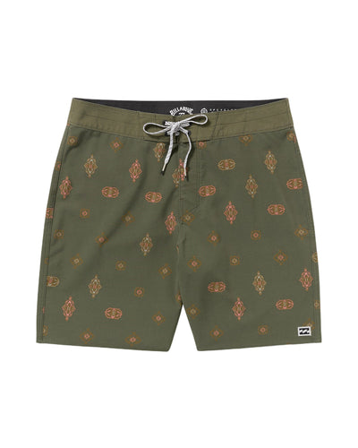 Billabong Mens Sundays Pro 18.5" Boardshorts - Military