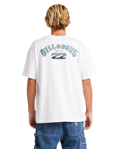 Billabong Mens Heritage Arch T-Shirt - White