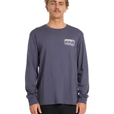 BILLABONG Runner Premium Long Sleeve T-Shirt - Mens - Graystone