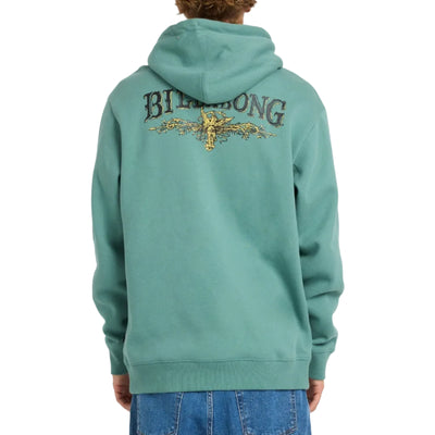BILLABONG Pure Intentions Pullover Hoodie - Mens - Sea Green