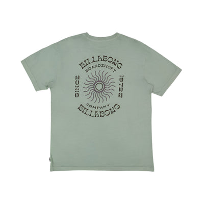 Billabong Sunrise Premium Tshirt Mens - Mineral Blue