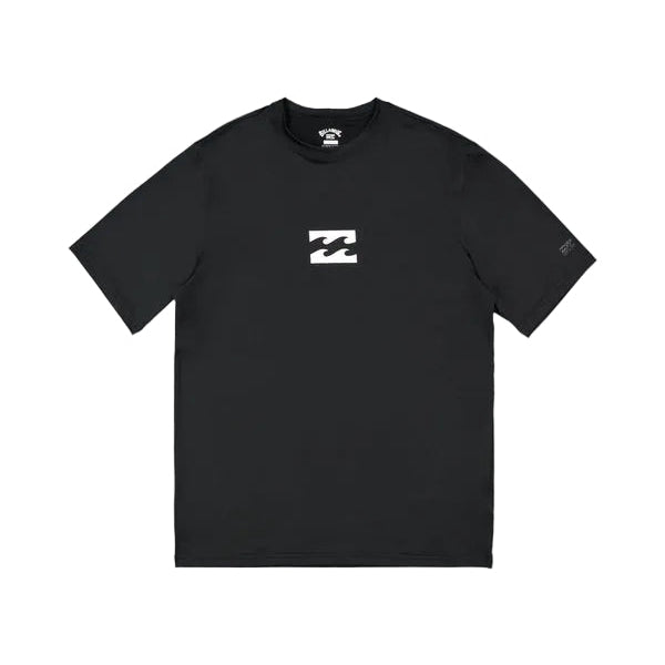 BILLABONG All Day Wave LF SS Rash Shirt - Black