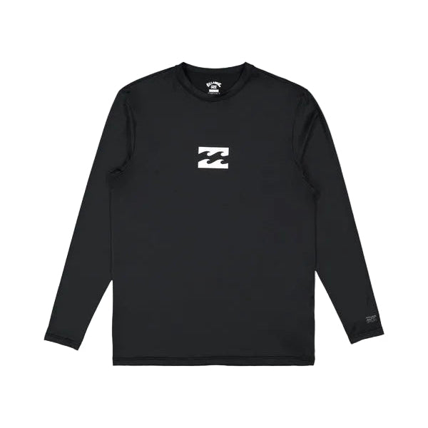 BILLABONG All Day Wave LF LS Rash Shirt - Black