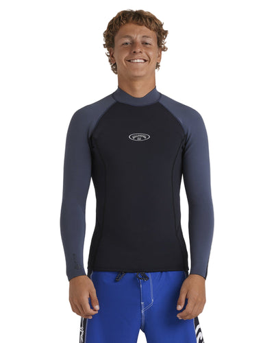 Billabong Mens 101 Absolute Natural Long Sleeve Wetsuit Jacket - Blue Combo