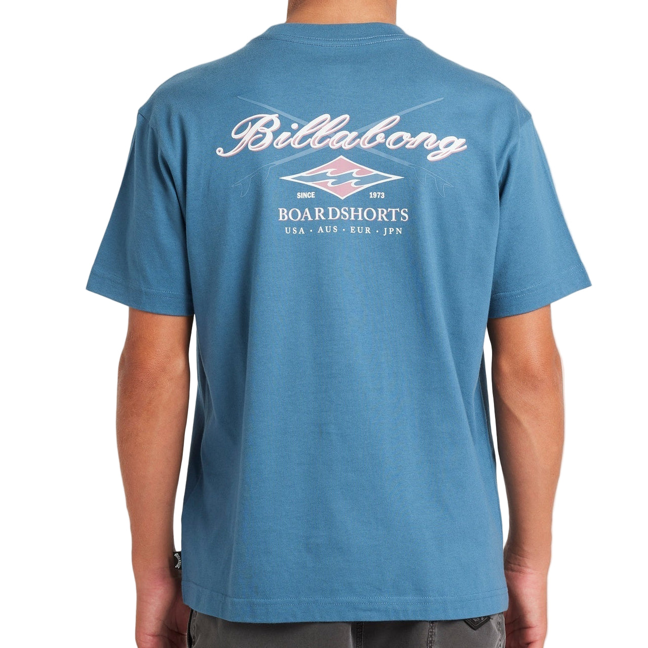 Billabong Cross Boards Boys Tee - Real Teal