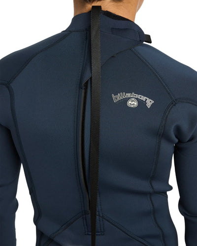 BILLABONG 3/2mm Absolute BZ Flatlock Steamer - Navy