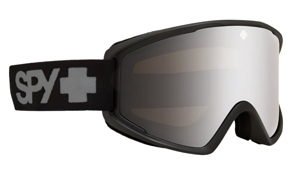 Spy Crusher Elite Eco Goggle Matte Black Silver Mirror