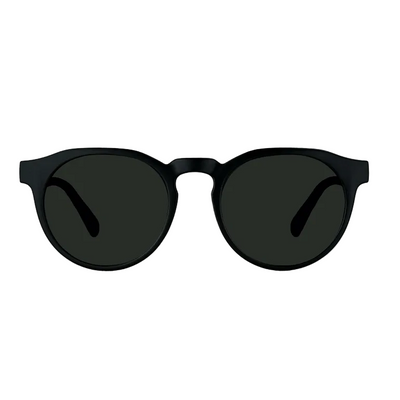 CARVE Hudson Sunglass - Black w/grey Polarized Lens