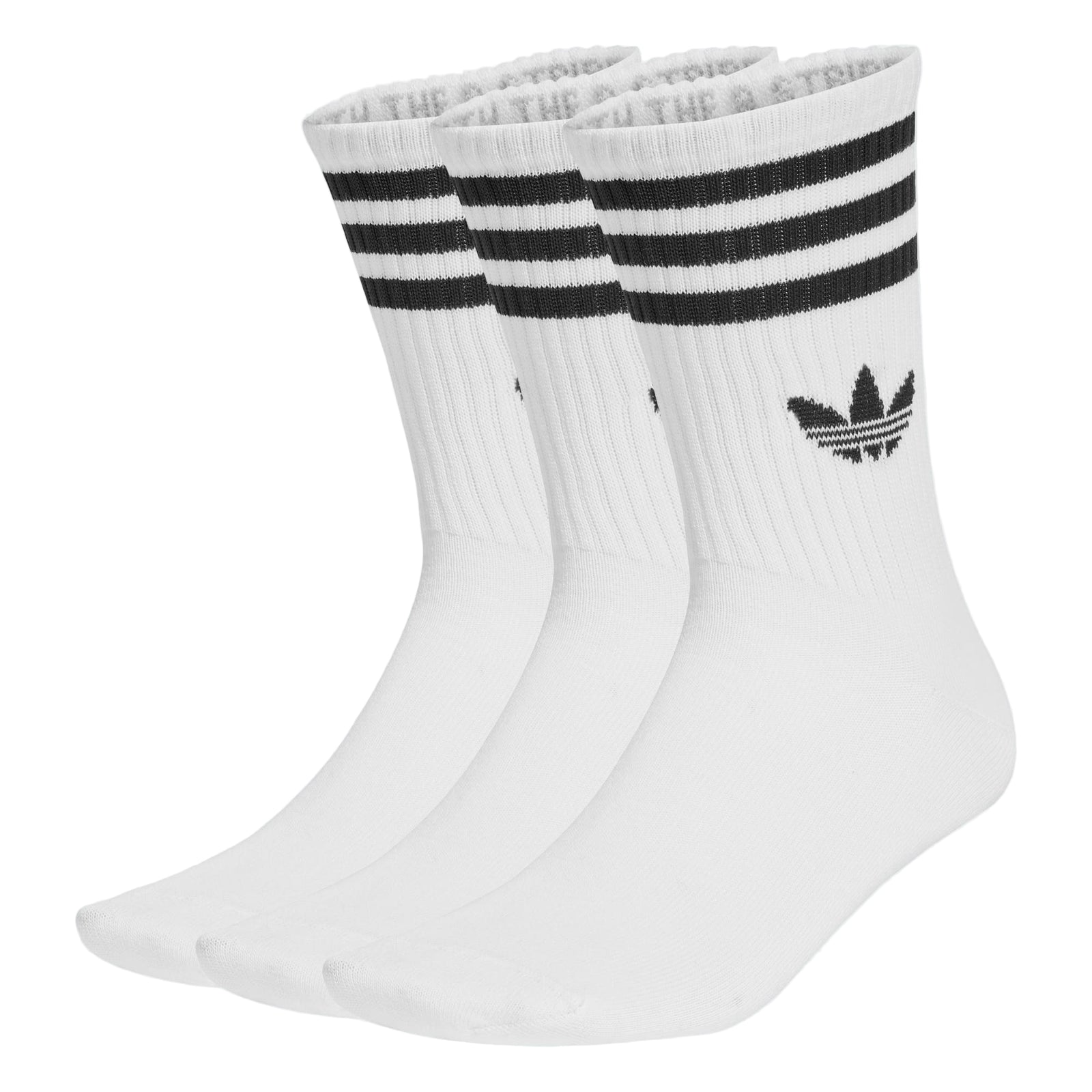 Adidas 3-Stripes Crew Sock 3 pair - White