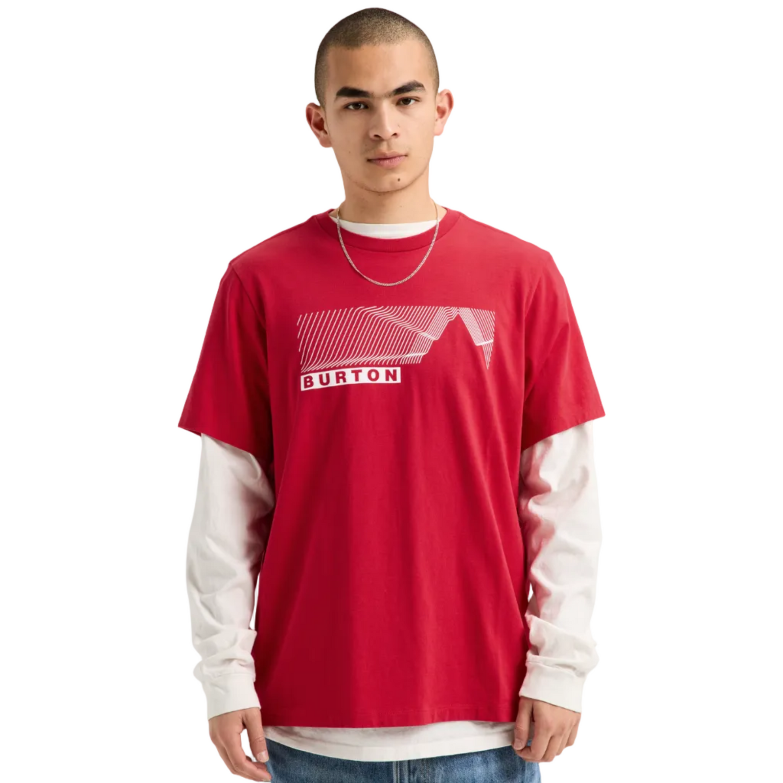 BURTON Elmore Short Sleeve T-Shirt - Geranium Red