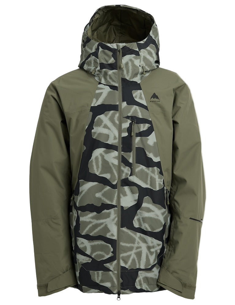 BURTON Reserve Insulated jacket - Mens - Graffiti Camo / Forest Moss