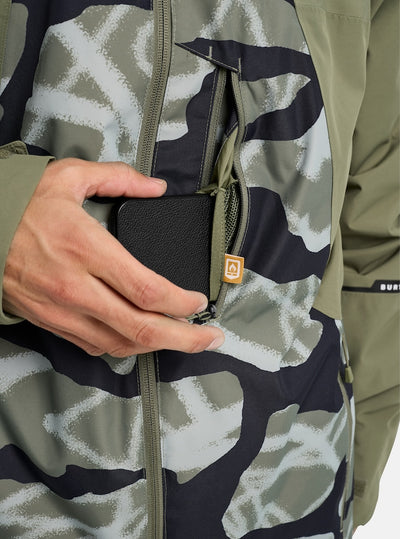 BURTON Reserve Insulated jacket - Mens - Graffiti Camo / Forest Moss