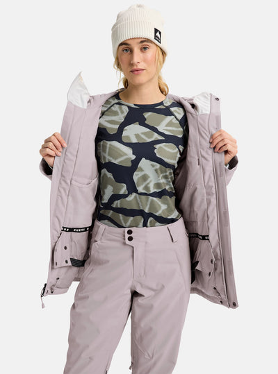 BURTON Reserve Stretch Insulated jacket - Womens - Washed Lavender