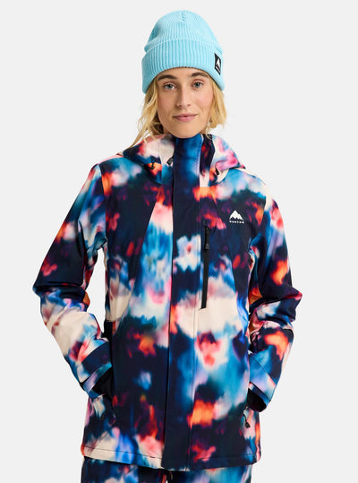 BURTON Reserve Stretch Insulated jacket - Womens - Floral Blue