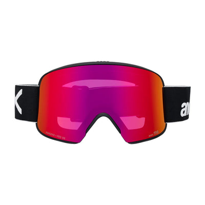 ANON M6 LB goggles - Black w/ Sunny Red