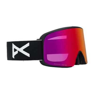 ANON M6 LB goggles - Black w/ Sunny Red