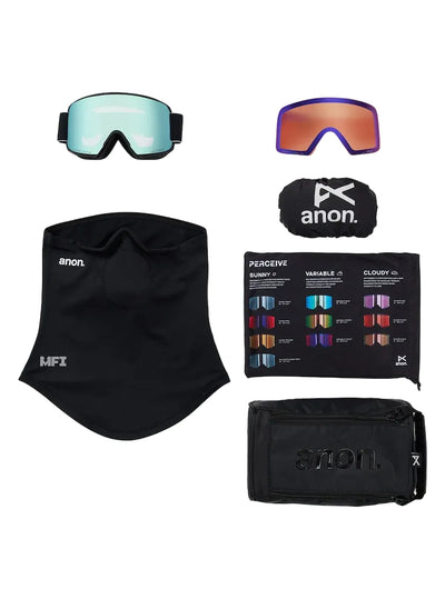 ANON M6S goggles - Black w/ Variable Blue