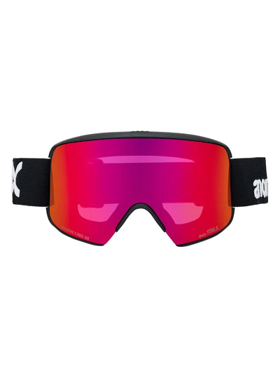 ANON M6S goggles - Black w/ Sunny Red