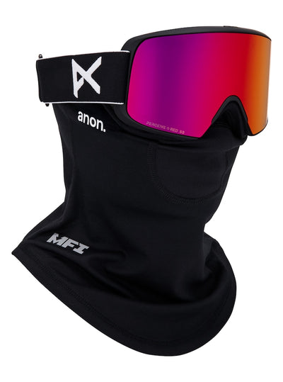 ANON M6S goggles - Black w/ Sunny Red