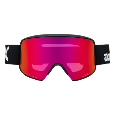 ANON M6S goggles - Black w/ Sunny Red