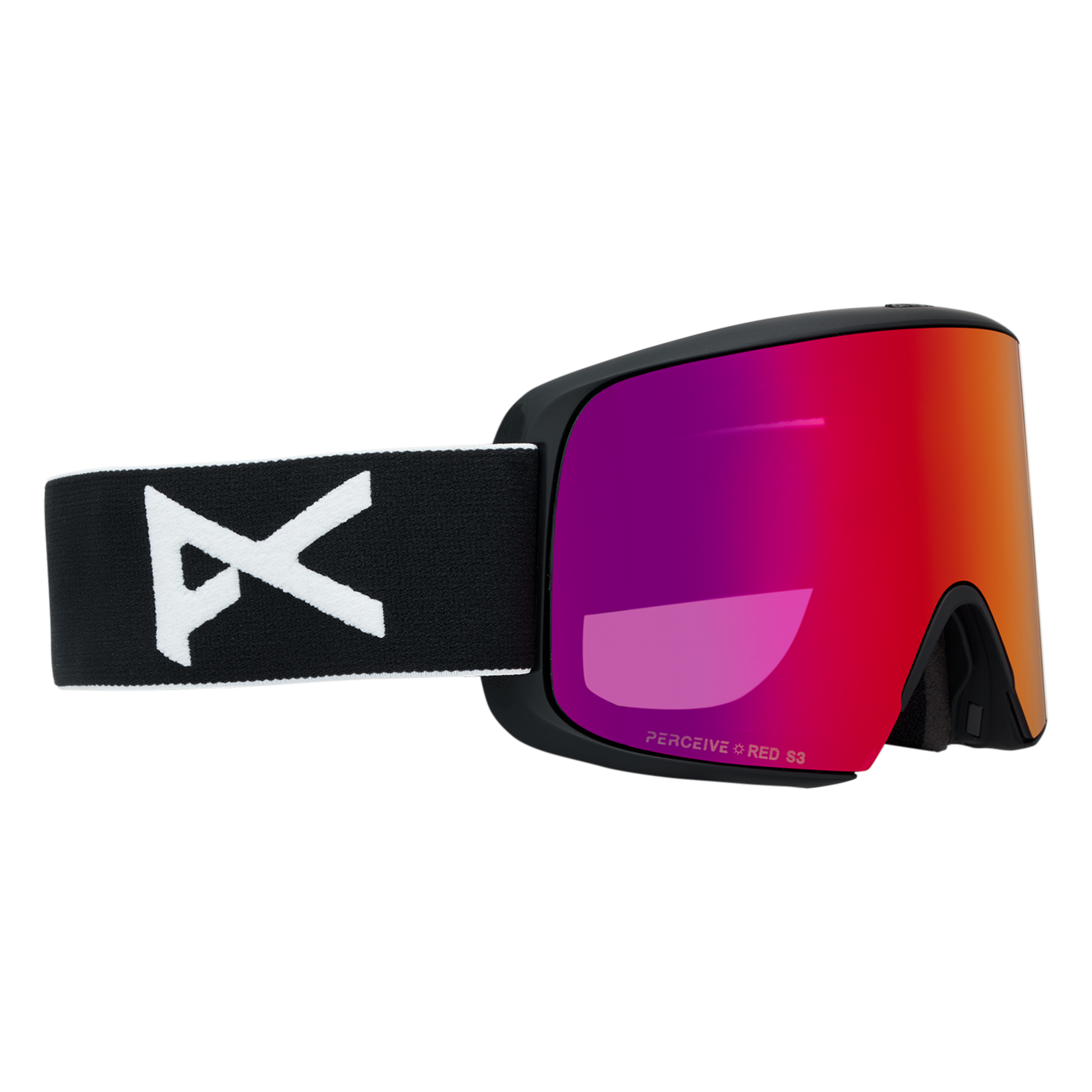 ANON M6S LB goggles - Black w/ Sunny Red