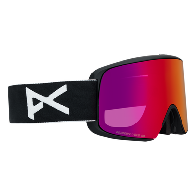 ANON M6S goggles - Black w/ Sunny Red