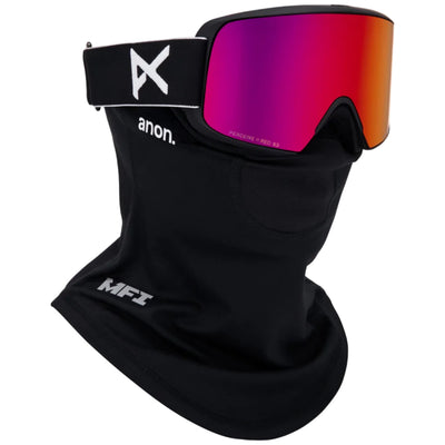 ANON M6S goggles - Black w/ Sunny Red
