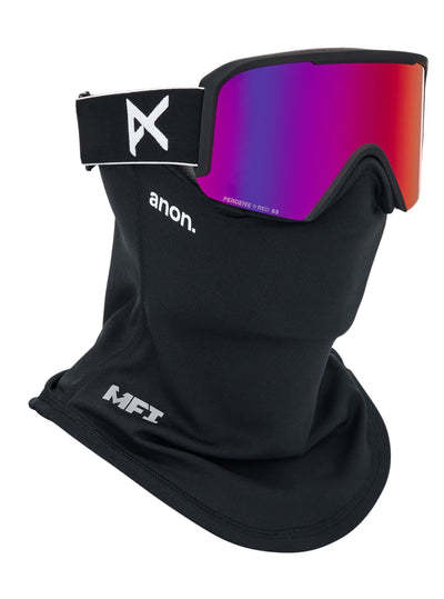 ANON NESA S goggles - Black w/ Sunny Red