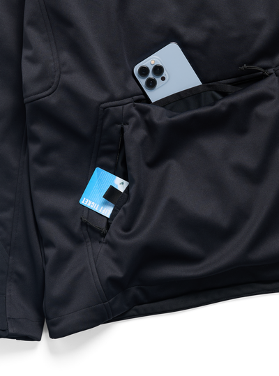 BURTON Crown Weatherproof Riding Pullover Hoodie - True Black