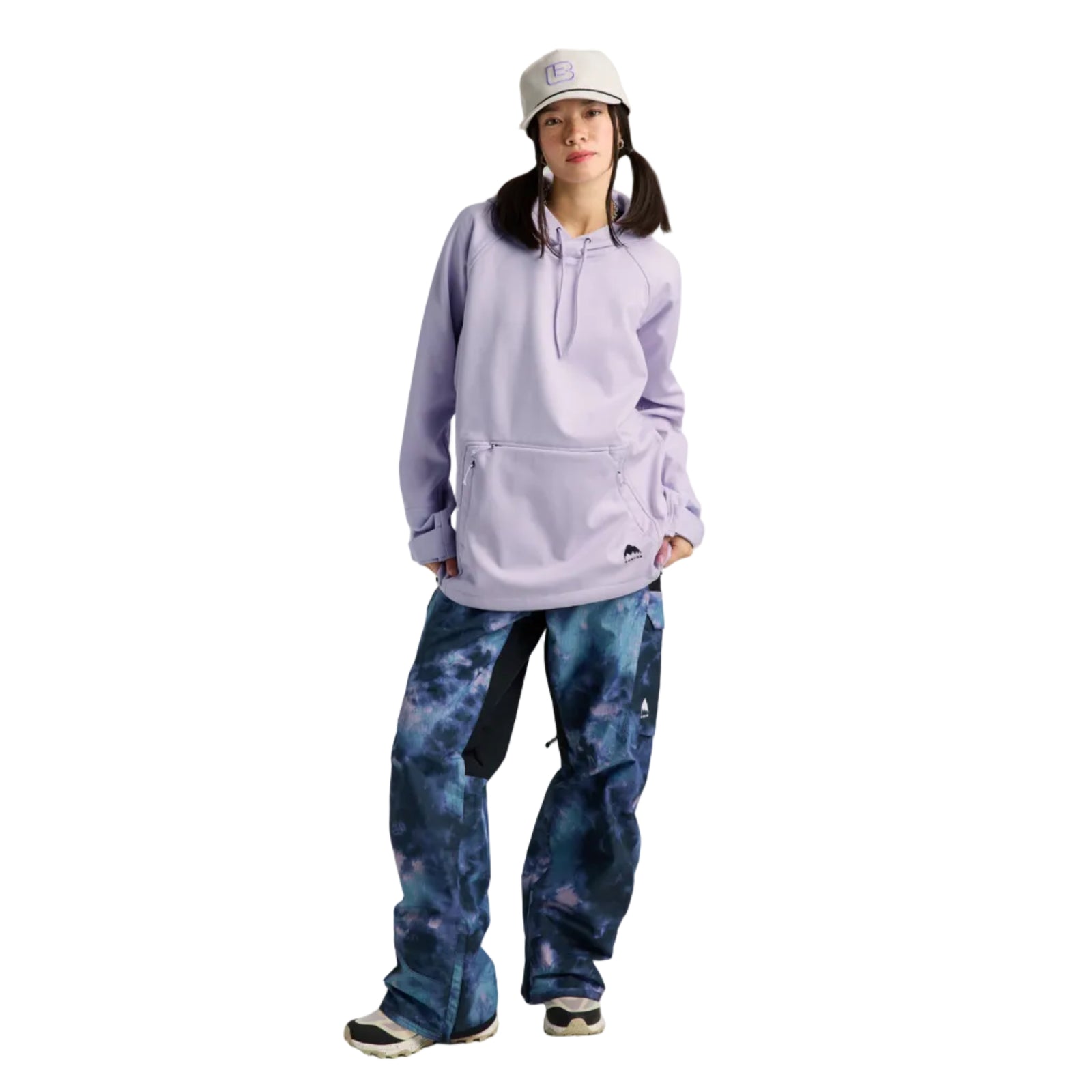 BURTON Crown Weatherproof Riding Pullover Hoodie - Moondust purple