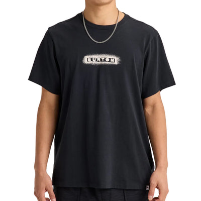 BURTON OverSpray Short Sleeve T-Shirt - True Black