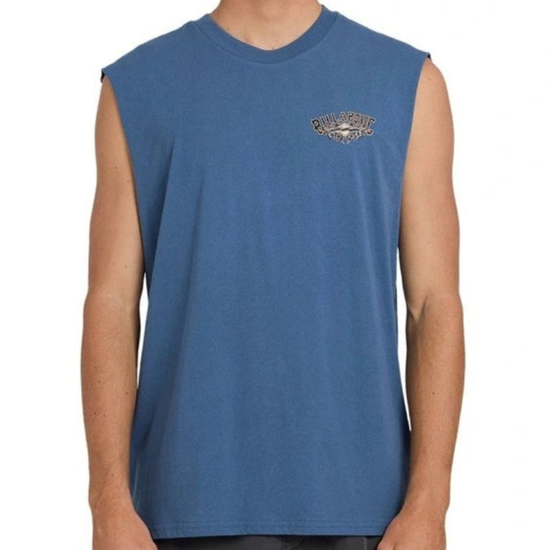 BILLABONG Heritage Arch Tank Mens - China Blue