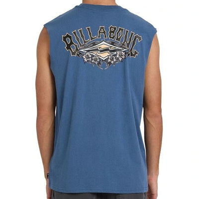 BILLABONG Heritage Arch Tank Mens - China Blue