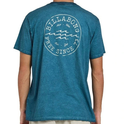 Billabong Big Wave Shazza Tshirt Mens - Real Teal