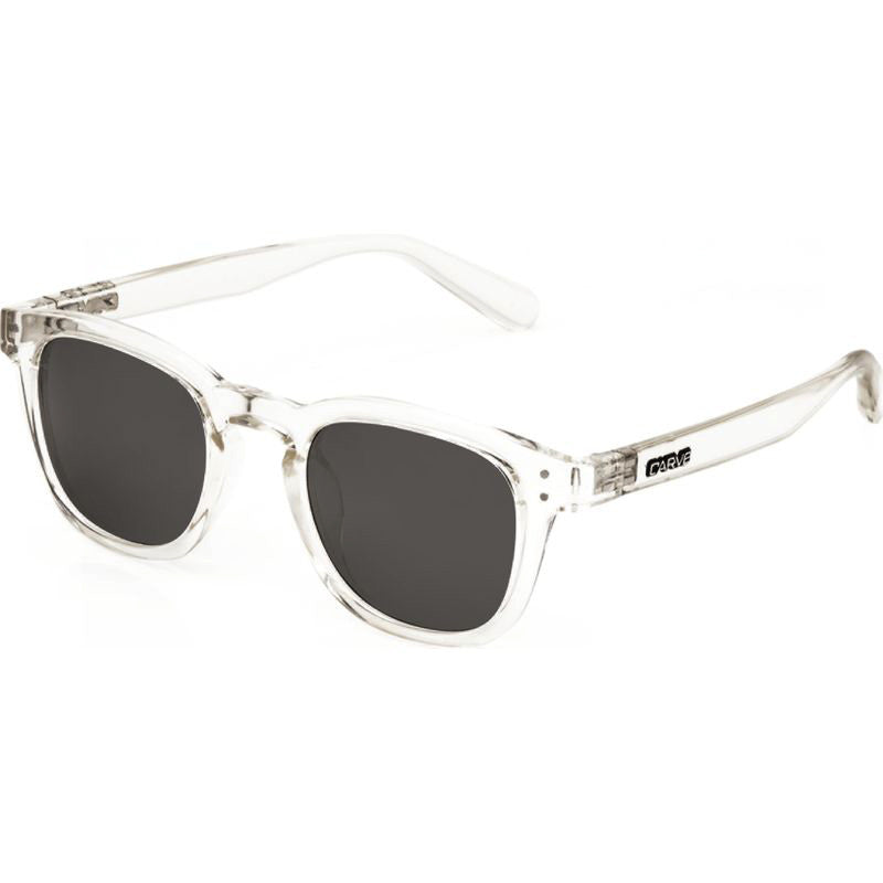 CARVE Havana Sunglass - Shiny Clear Grey Polarised