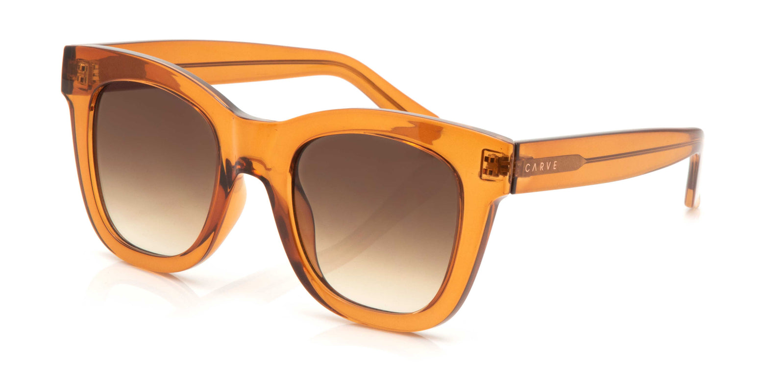 Carve Elba Sunglass - Gloss Toffee Gradient Brown Polarised