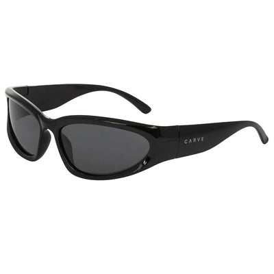 CARVE Kubix Sunglass - Gloss Black w/Grey Lens Polarized