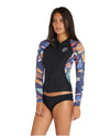 Oneill Bahia Full Zip Jacket - Womens Black/NVT/EUC