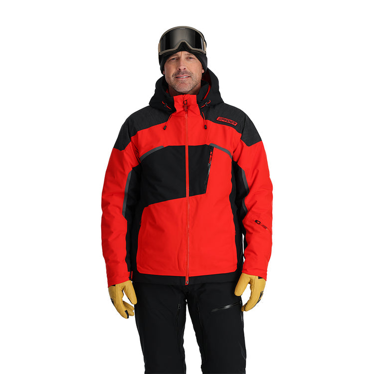 Spyder Leader Jacket Mens Red STM Snow Surf Skate