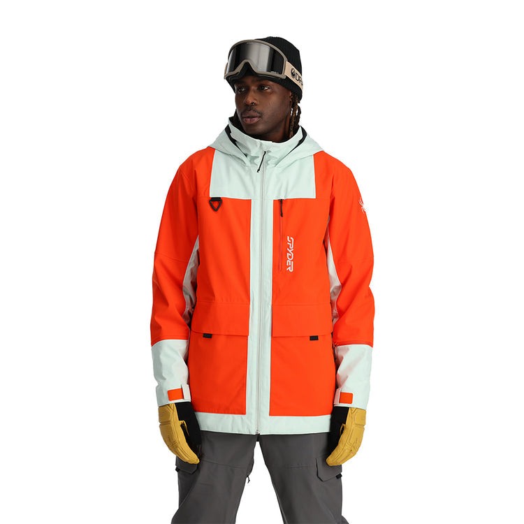 Spyder Field Jacket Mens - Orange