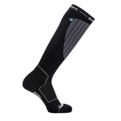 DISSENT GFX Compression Hybrid DLX-Wool socks - Unisex - Black