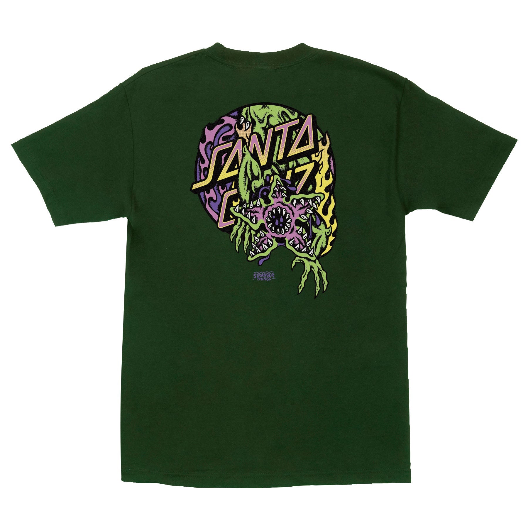 SANTA CRUZ x Stranger Things Demogorgon SS tee - Forest